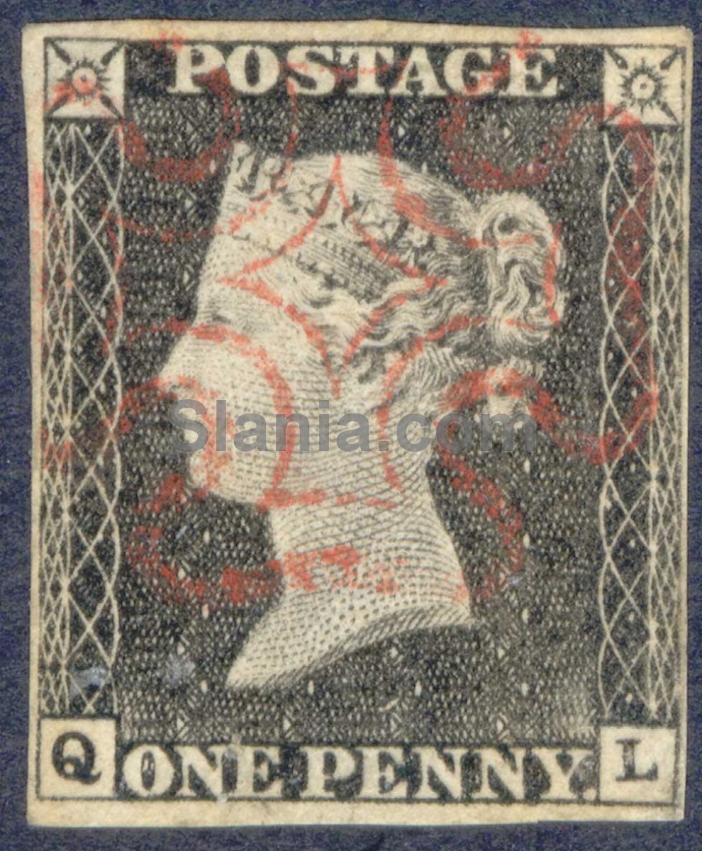 1 Penny Black, verdens første frimærke