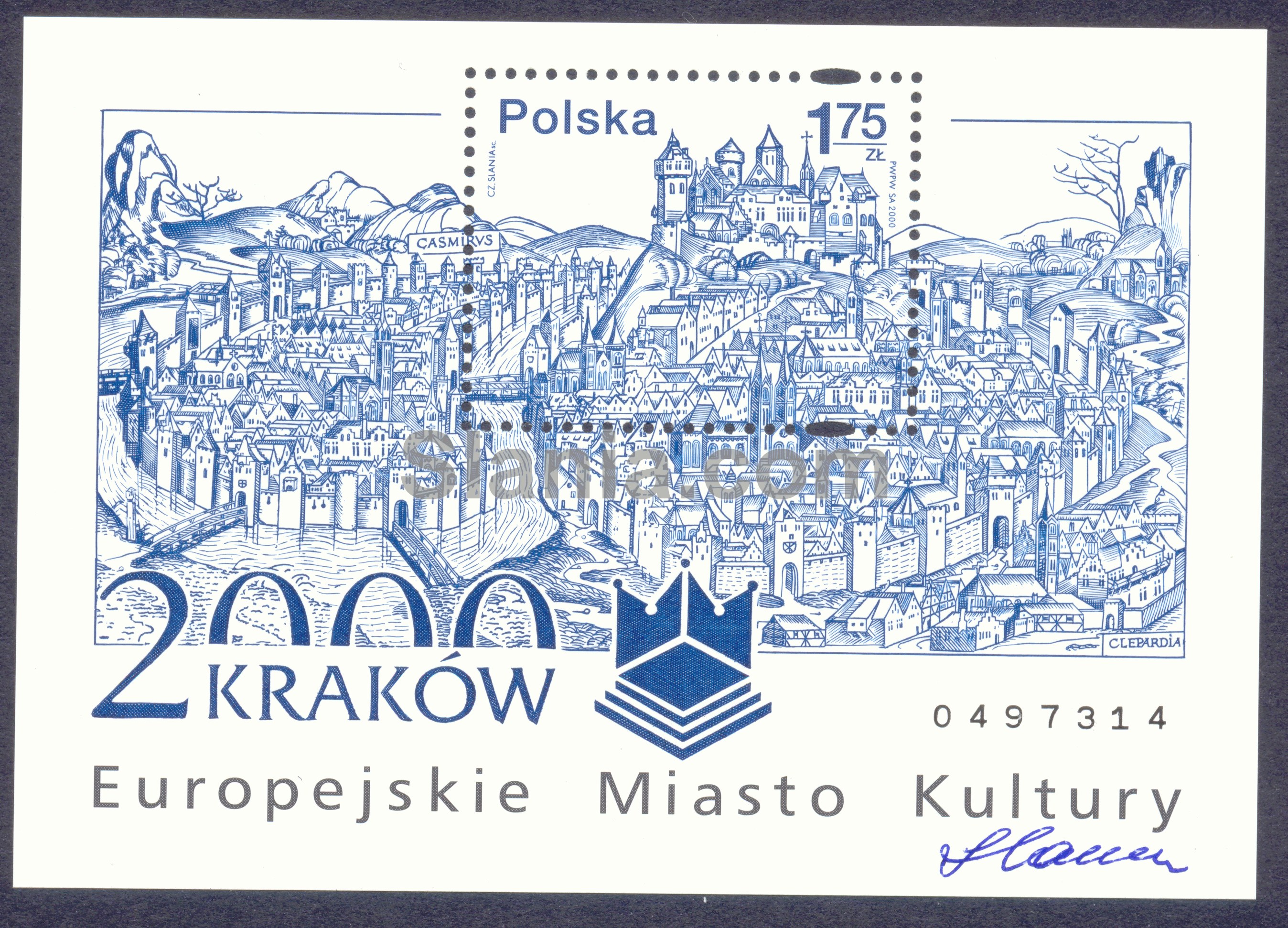 Krakow 2000 med Slania tegn