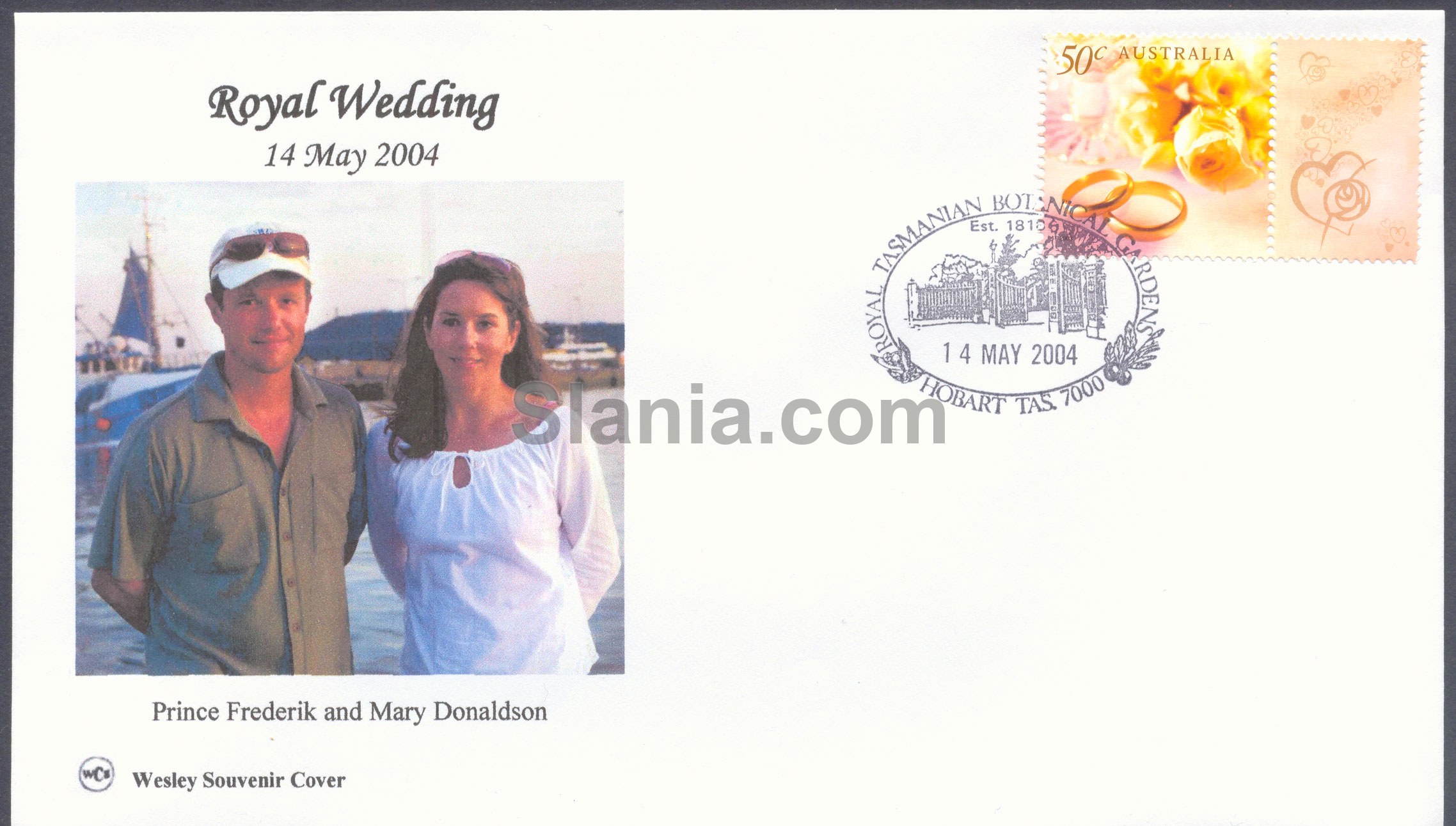 FDC kongelige bryllup mellem Kronprins Frederik og Mary Donaldson. (5)