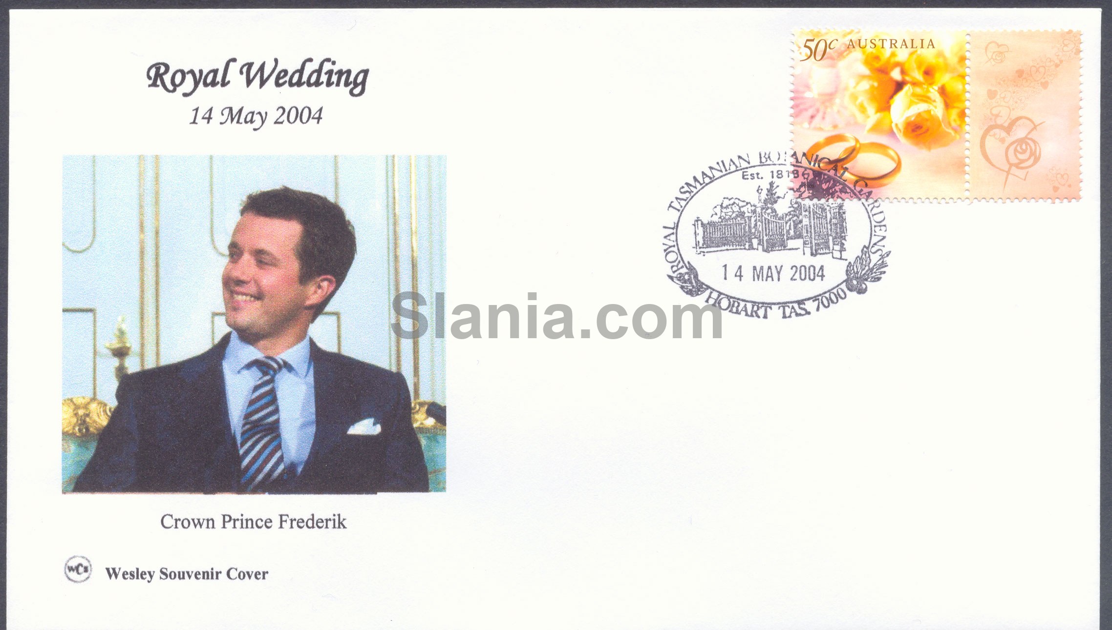 FDC kongelige bryllup mellem Kronprins Frederik og Mary Donaldson. (7)