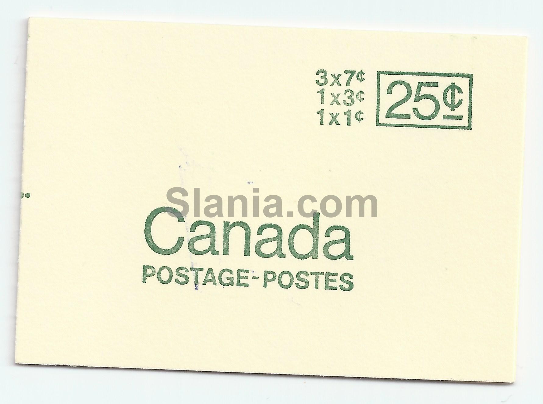 Canadisk frimærkehefte 1971