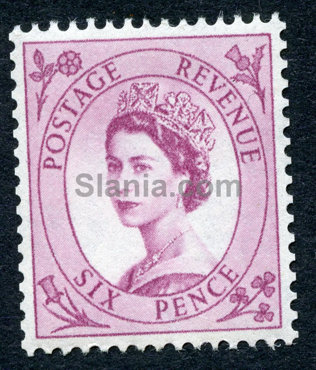 Queen Elizabeth II, 6 pence