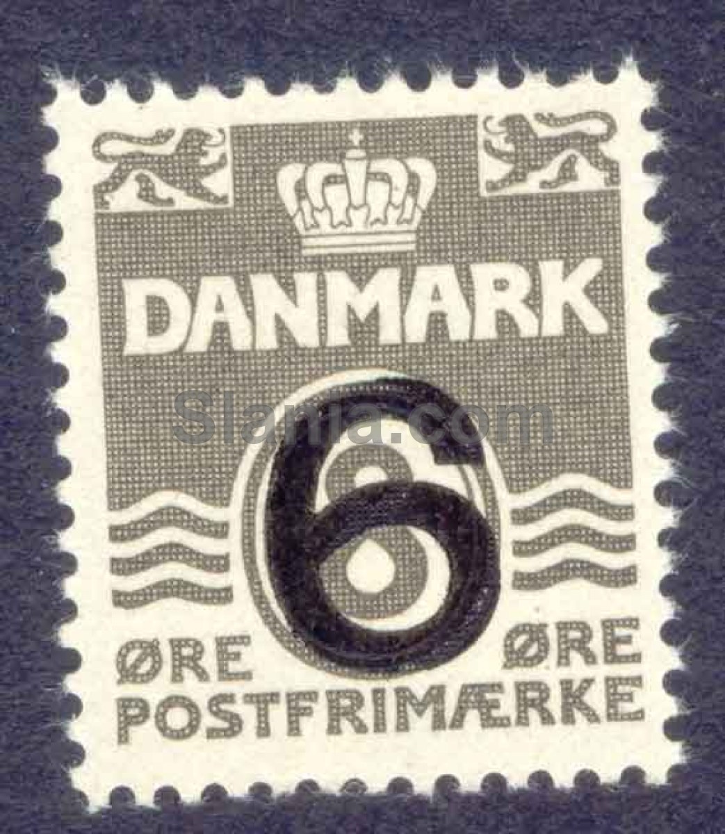 6/8 øre 262 x provisorium-frimærke fra 1940